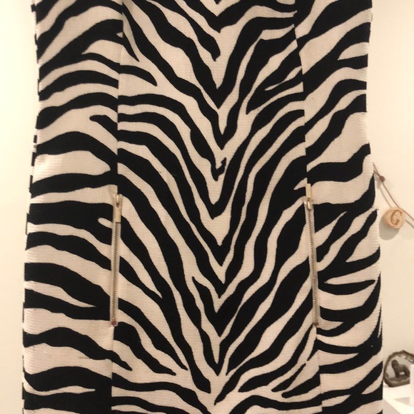 Anne Klein zebra stripe dress - Picture 3 of 5